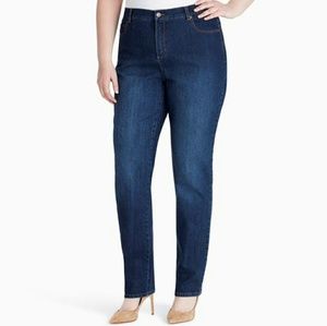 Gloria Vanderbilt Deep Dark Blue widecut Jeans